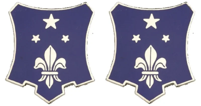 351st regiment distinctive unit insignia pair