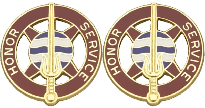 354th transportation battalion emblems pair