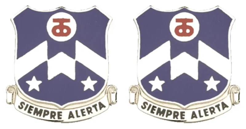 357th regiment insignia pair distinctive unit emblem