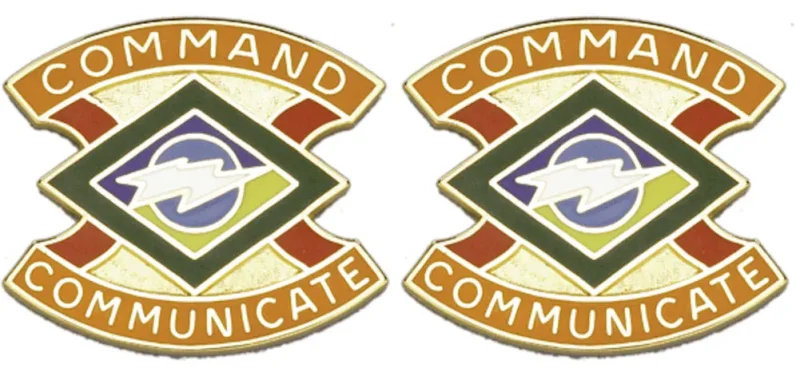 359th signal brigade insignia pair