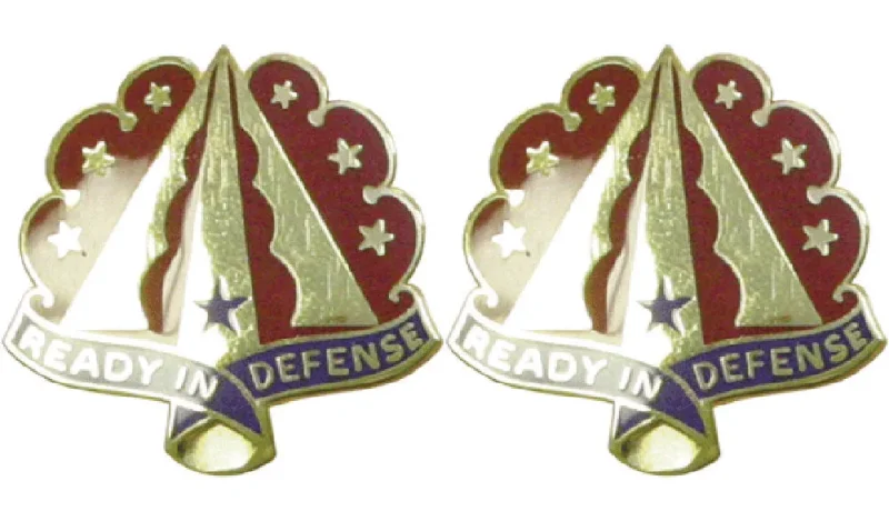 35th air defense brigade insignia pair ready for defense