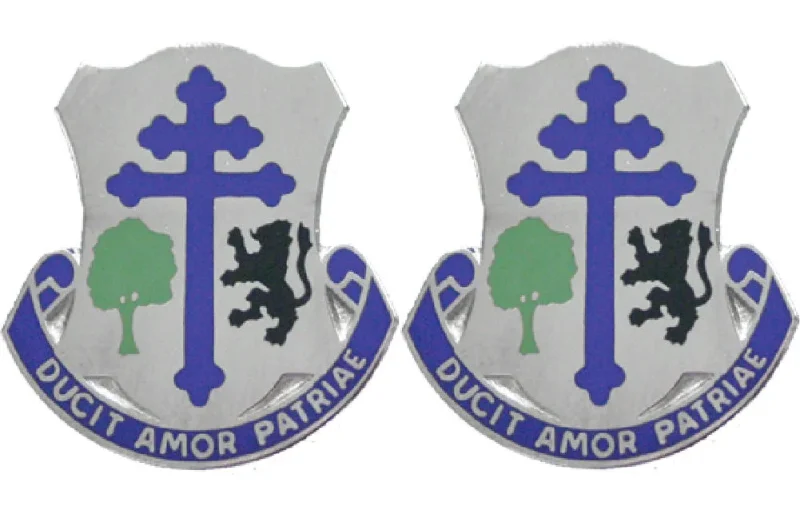 361st regiment ducit amor patriae insignia pair