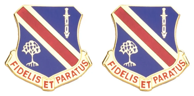 372nd maintenance company insignia set pair