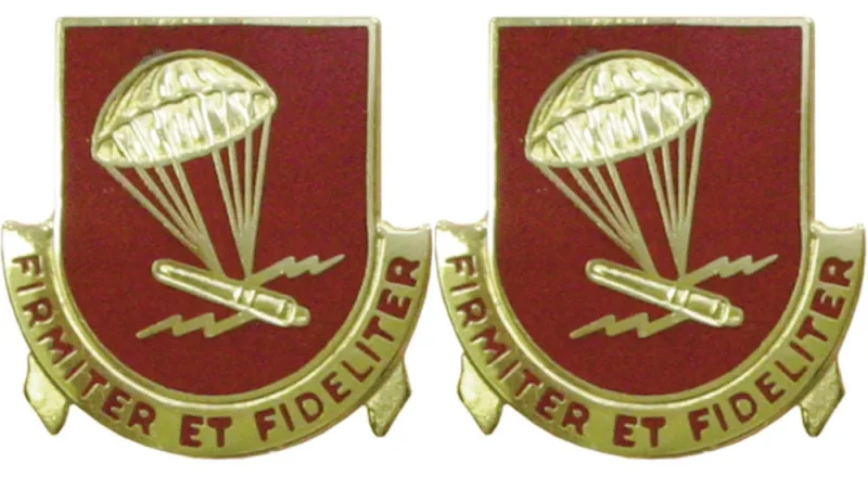 377th fa unit insignia pair