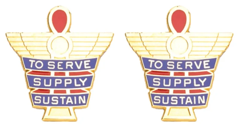 378th support battalion insignia pair