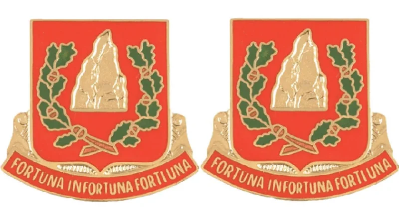 37th engineer battalion insignia pair fortuna infortuna forti