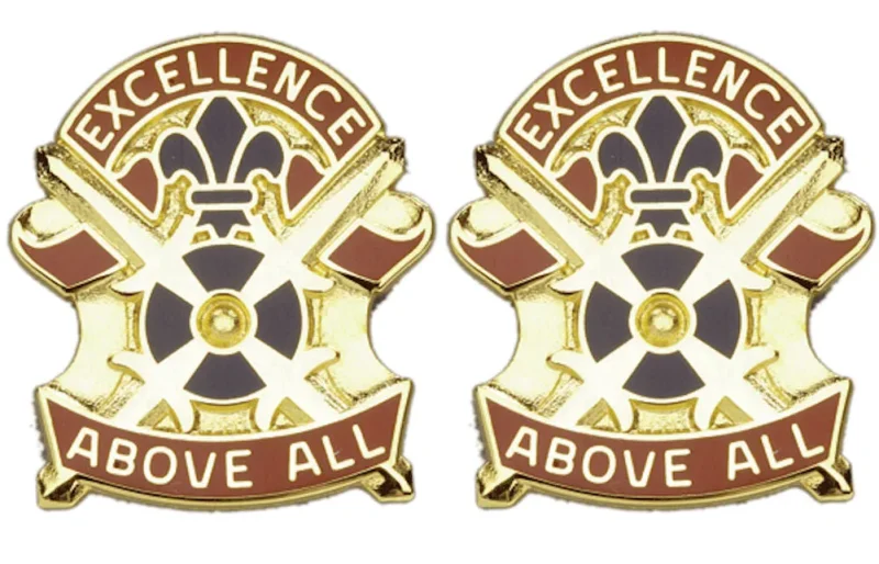 381st repl battalion insignia set pair