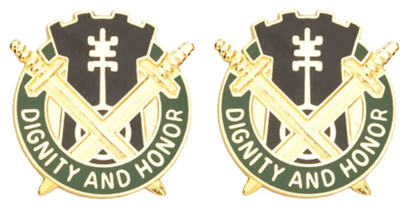 391st mp battalion unit insignia pair