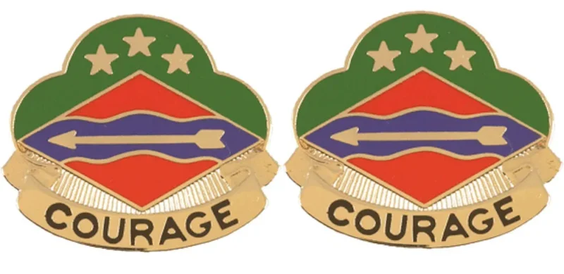 39th infantry brigade insignia set pair honor courage