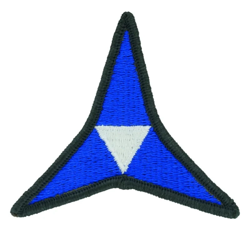 3rd corps patch full color dress sew or hook back