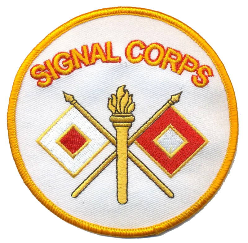 4 us army signal corps sew on patch limited stock