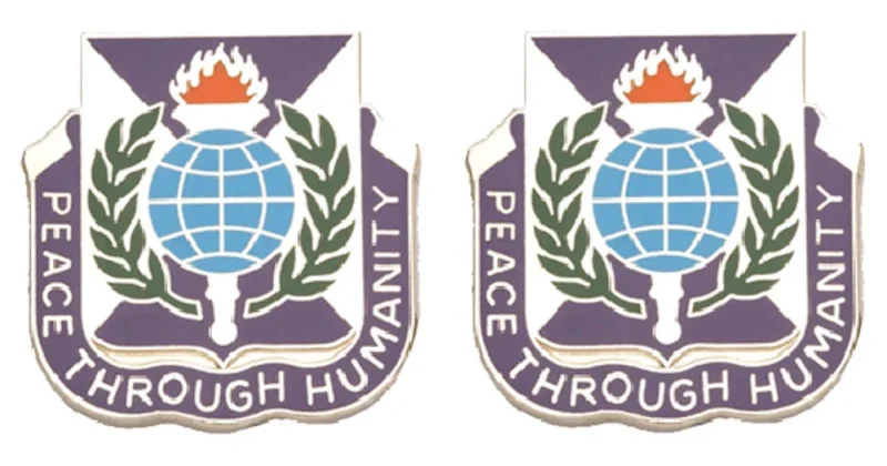 413th civil affairs battalion insignia pair