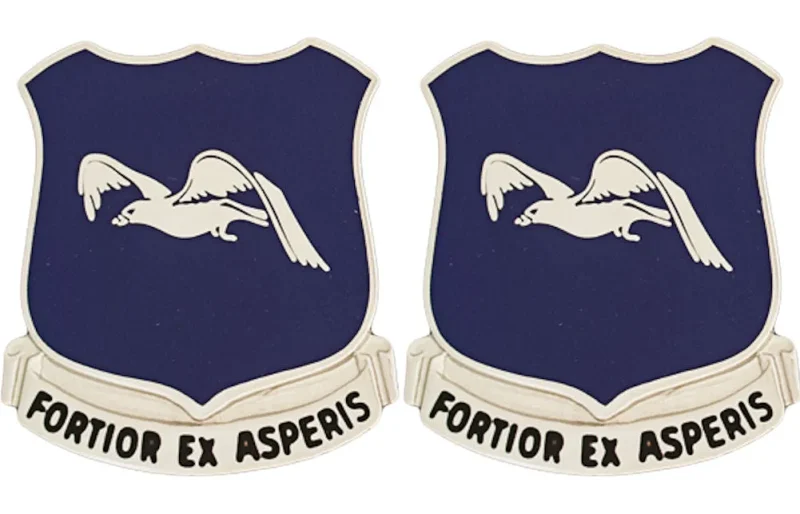 413th regiment insignia pair distinctive unit emblems