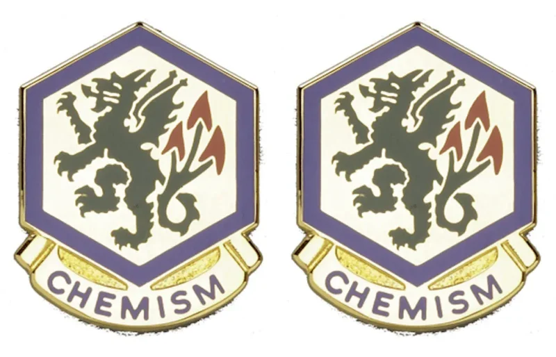 415th chemical bde insignia set pair