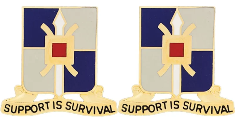 429th support battalion insignia pair support for survival