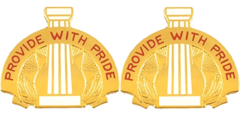 43rd support group insignia set pair proudly provide