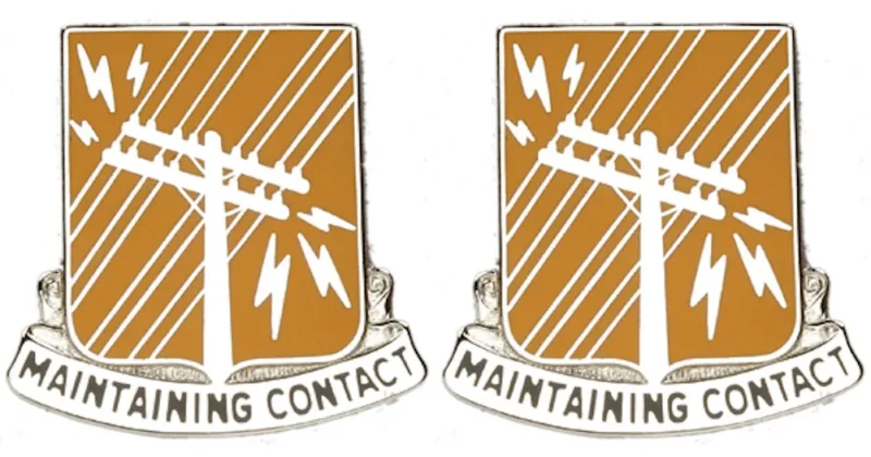 440th signal battalion insignia pair maintaining contact