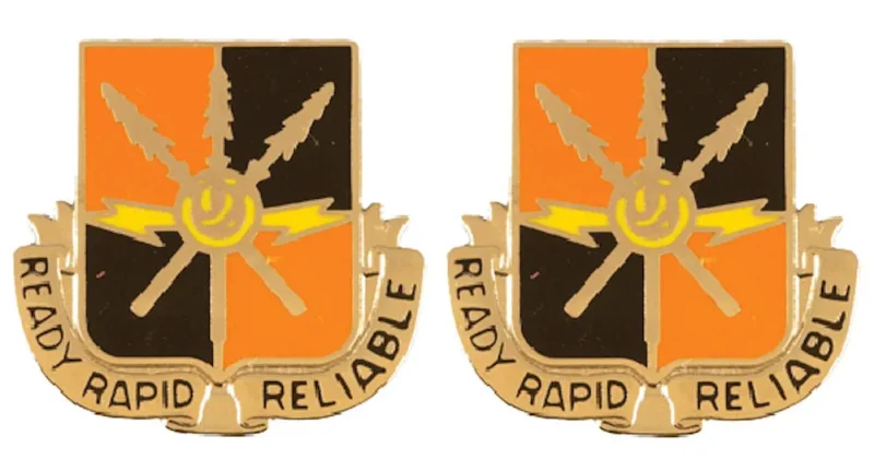 442nd signal battalion insignia pair ready rapid reliable