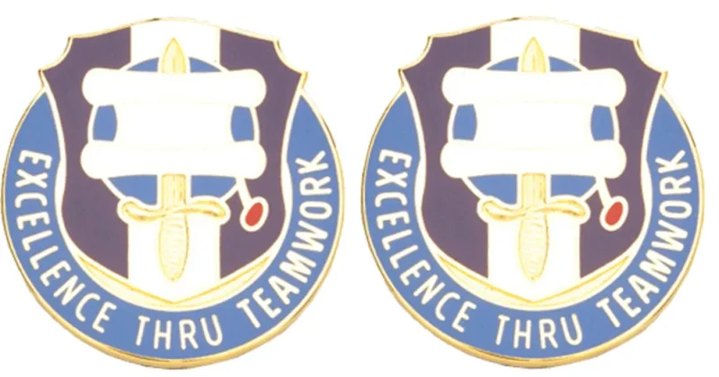 448th civil affairs battalion insignia pair excellence through teamwork