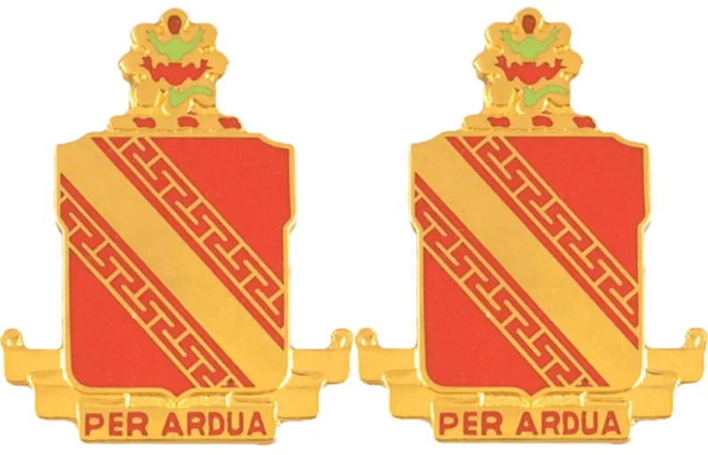 44th air defense artillery unit insignia pair per ardua