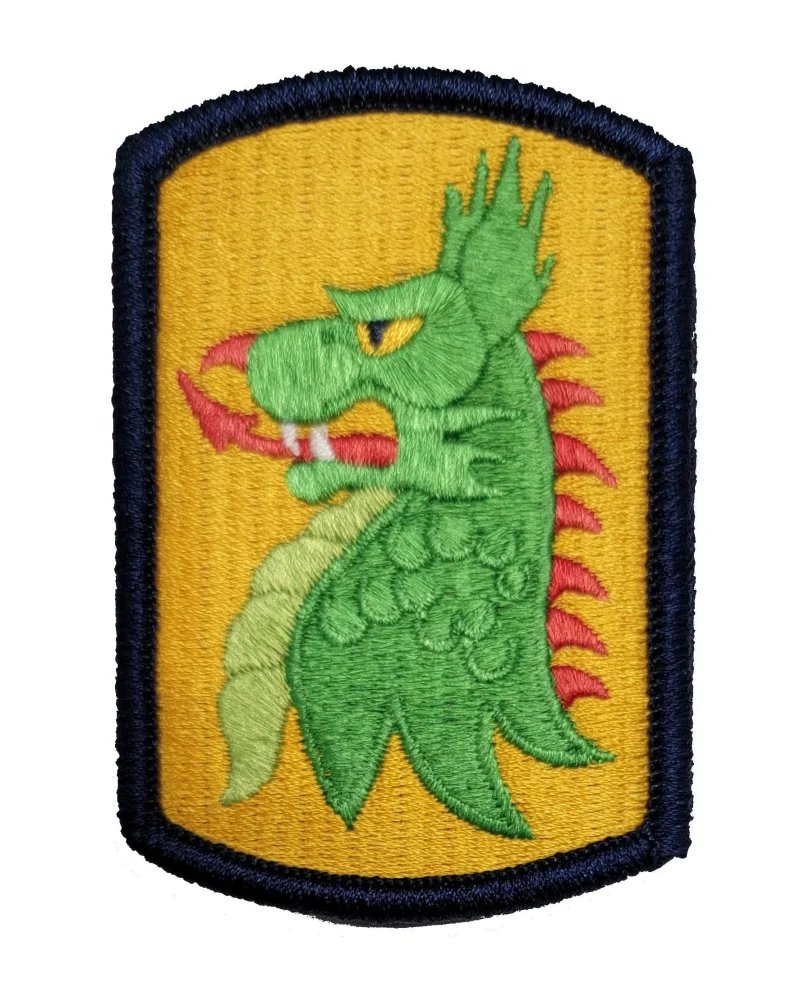 455th chemical brigade embroidered patch