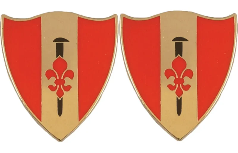 46th engineering battalion insignia pair