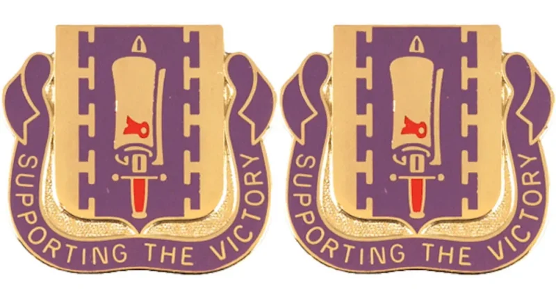 478th civil affair battalion insignia pair supporting victory