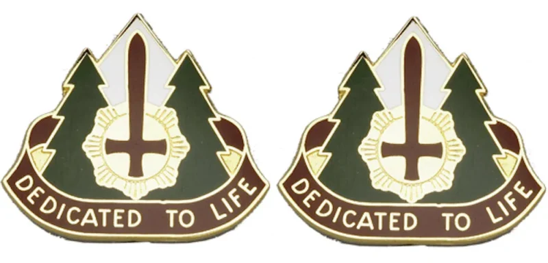 47th combat support hospital insignia pair lifesaver symbol