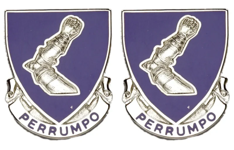 485th regiment ait usar distinctive unit insignia pair