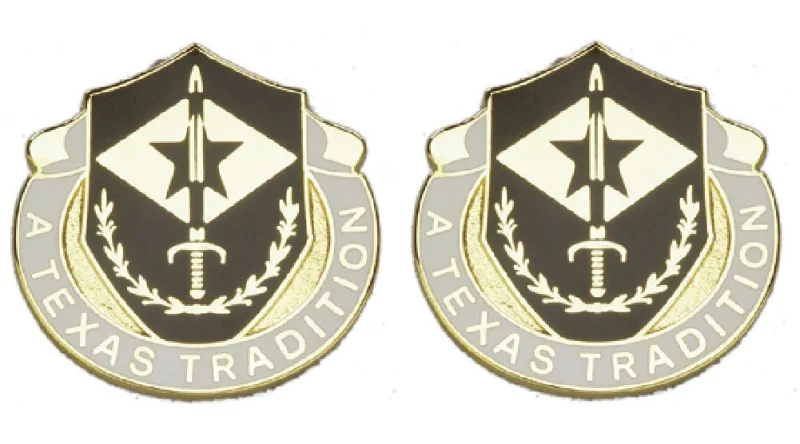 49th finance battalion insignia pair texas tradition