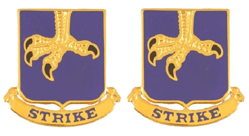 502nd infantry distinctive unit insignia pair military