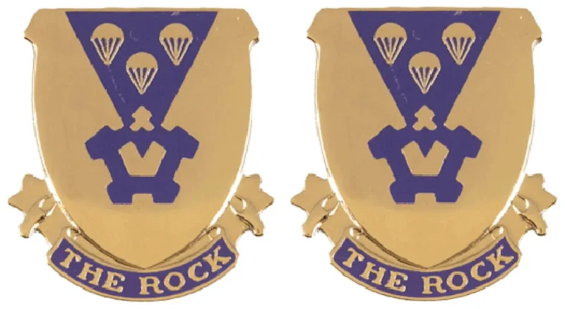 503rd infantry unit insignia pair distinctive design