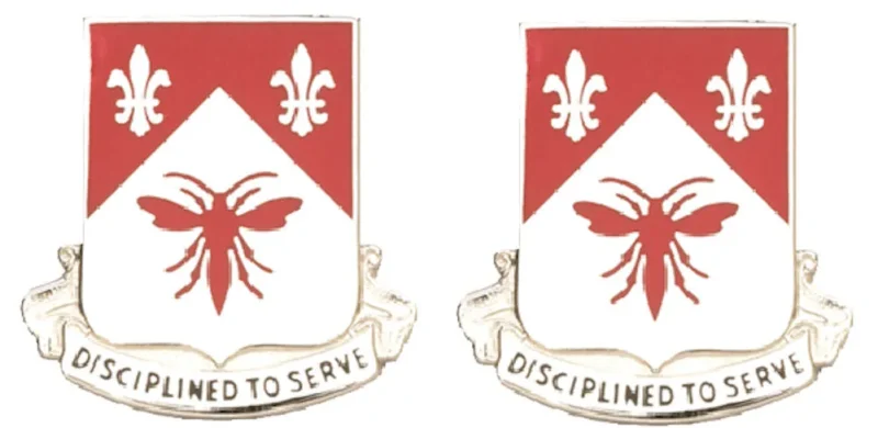 505th engineer battalion insignia pair disciplined to serve