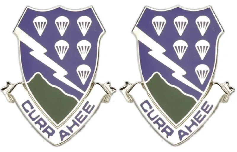 506th infantry unit insignia double set