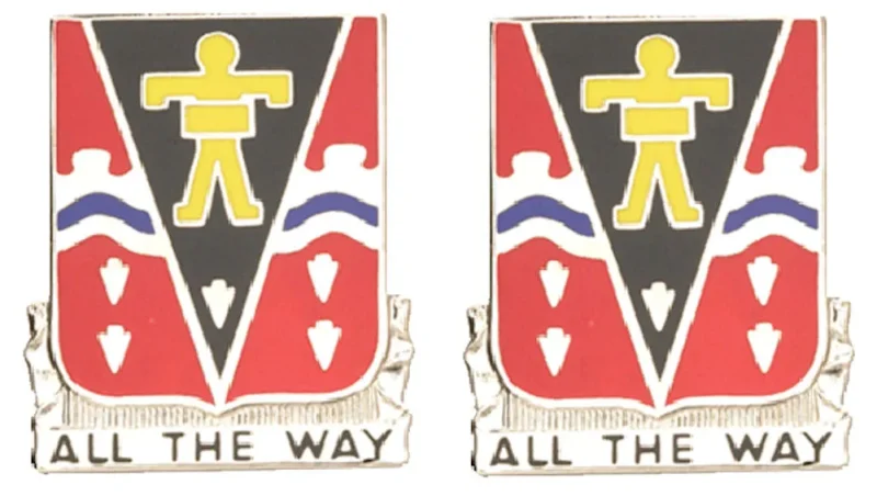 509th infantry regiment insignia set pair