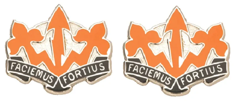 509th signal battalion insignia pair faciemus fortius