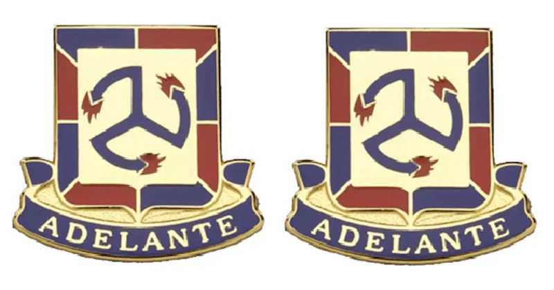 515th regiment insignia set pair