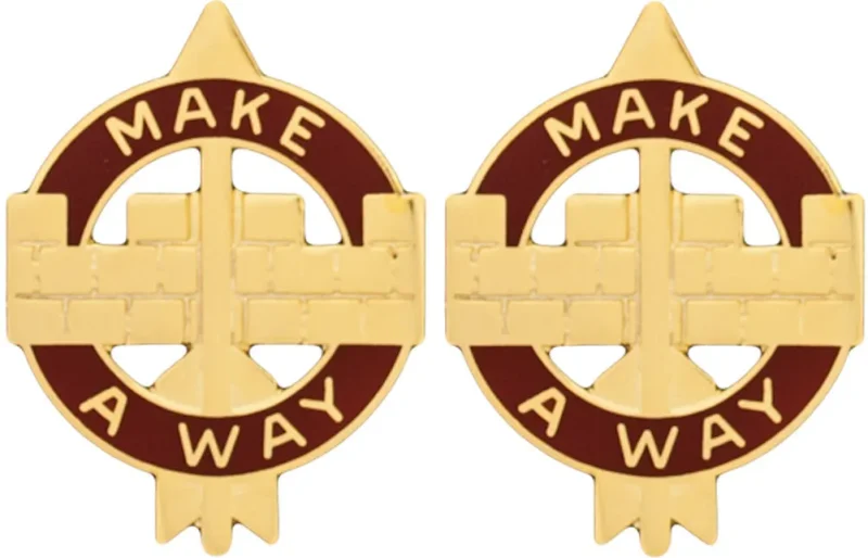 519th mp battalion insignia pair service to the troops