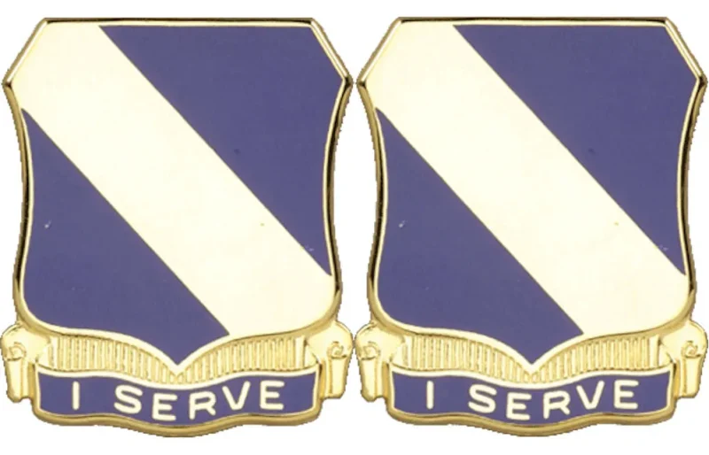 51st infantry unit insignia pair i serve