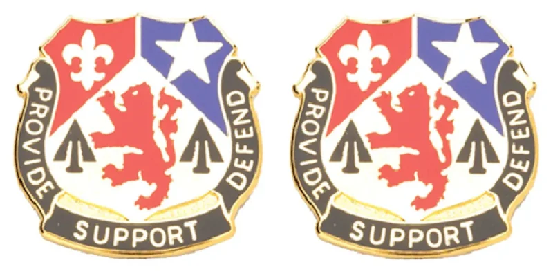 536th support battalion insignia badge pair support defend