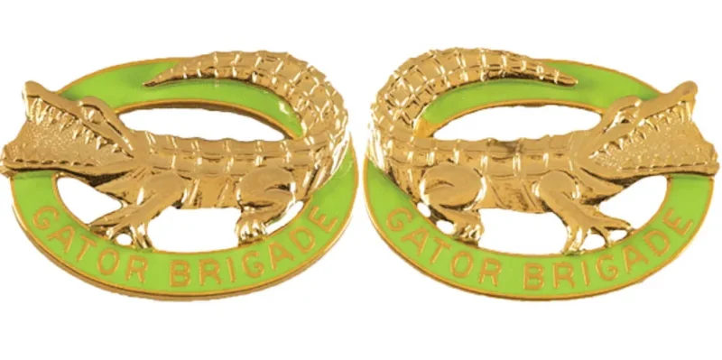 53rd infantry brigade insignia pair gator brigade