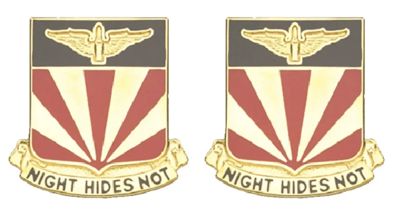 56th air defense artillery unit insignia pair night hides not