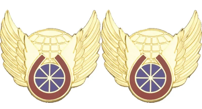 58th transportation battalion insignia pair authentic military insignia