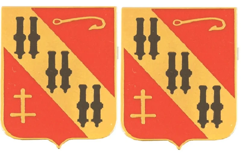 5th air defense artillery unit insignia pair