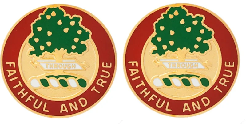 5th field artillery unit insignia pair faithful true