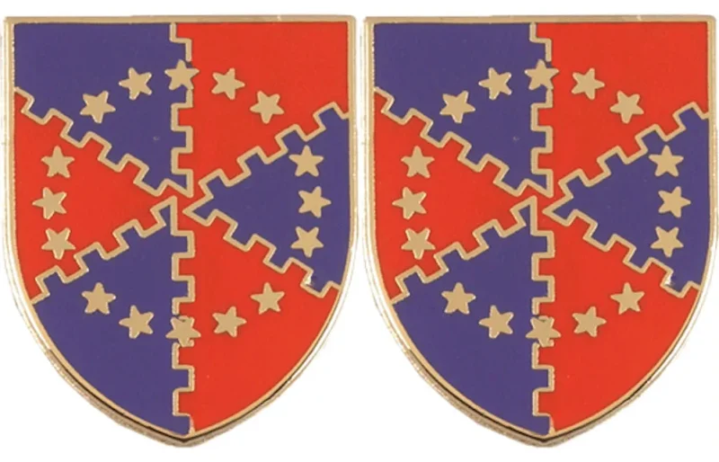 62nd air defense artillery unit insignia pair