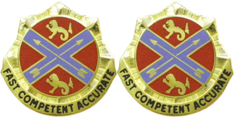 631st fa brigade insignia pair distinctive unit emblems