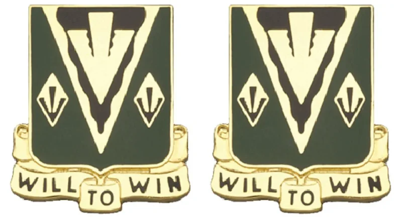 635th armor unit insignia set pair