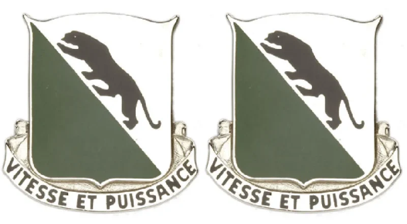 69th armor unit insignia pair strength speed