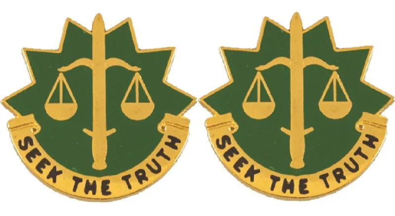 6th military police unit insignia pair seek the truth